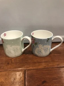 Royal Albert Polka Blue And Polka Rose Mug Set - Picture 1 of 10