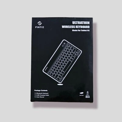 10-Inch Ultrathin Wireless Bluetooth Keyboard for iPad Samsung Tablet  - Image 1 of 3