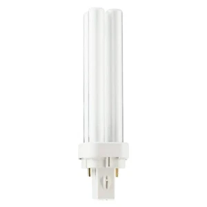 Philips PL-C 18W/35 CFL Bulb 2 Pin G24d2 Lamp Bulb Light Double Fluorescent Tube - Picture 1 of 12