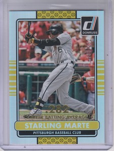 2015 Donruss Stat Line Career #142 Starling Marte /282