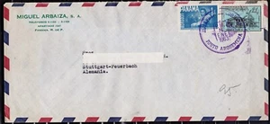 COVER PANAMA to GERMANY - AIR MAIL - Foto 1 di 1