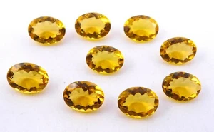 12X16 MM Citrine Oval Cut Lot Loose Lab Created Gemstone For Jewelry Size P-1811 - Picture 1 of 3