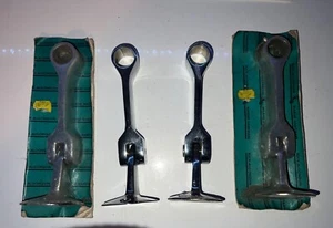 4 NOS VINTAGE BUCK ALGONQUIN RAIL FITTINGS STANCHIONS - Picture 1 of 6