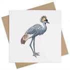 'Grey Crowned Crane' Greeting Cards (GC043775)
