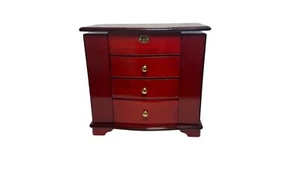 Mele Designs Waverly Women's Wooden Jewelry Box - Cherry - Picture 1 of 3