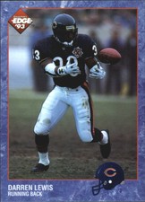 1993 Collector's Edge Football Card #25 Darren Lewis