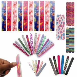12 Pieces Nail Files Professional Double Sided Emery Board Grit Manicure Designs - Picture 1 of 1