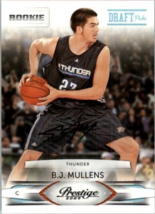 2009-10 Prestige Draft Picks Light Blue Autographs #174 B.J. Mullens /499 