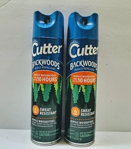 2-pack Cutter Backwoods Insect Repellent 11 oz. Sweat Resistant Bug Spray - Picture 1 of 2