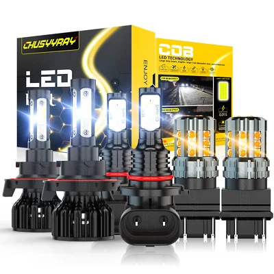 Farol de LED + farol de neblina + kit de lâmpadas de seta para Ford Expedition 2007-2014 - Imagem 1 de 4