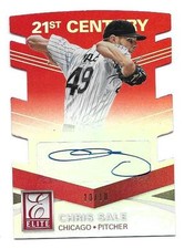 2015 ELITE 21ST Century Signatures Red CHRIS SALE (White Sox) #/10