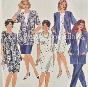 Simplicity Giacca Pantaloni Gonna Tunica Abito Modello 7896 Misses 18W 20W 22W 24W UC - Foto 1 di 6
