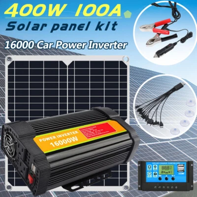 Inversor de energía para automóvil 16000 W/6000 W DC 12 V AC 110 V convertidor sistema solar de onda sinusoidal Foto 1 de 4