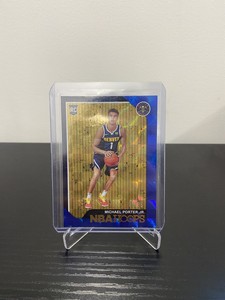 2018-19 Michael Porter Jr Nba Hoops Blue Checkerboard RC /75 
