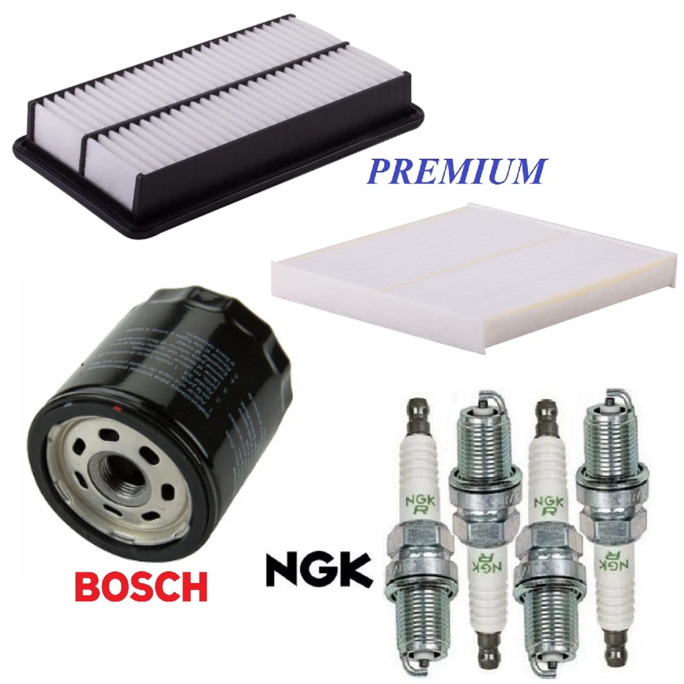 Kit de puesta a punto filtros de aceite de cabina de aire bujías para MAZDA CX-7 L4 2,5 L 2010-2012 Foto 1 de 1