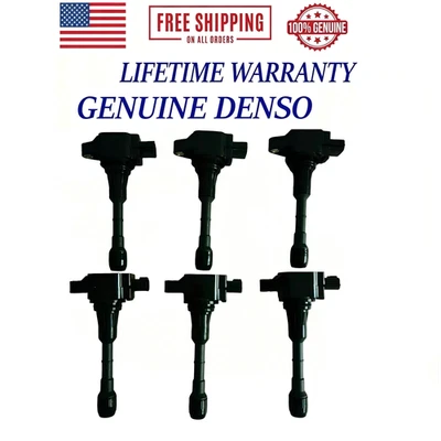  DENSO OEM 6X Ignition Coils For 2007-2020 Nissan INFINITI 673-4029 22448-JA10C Foto 1 de 4