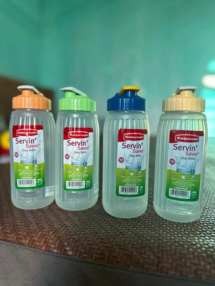 Rubbermaid 20 oz Chug (590 ml) Garrafa BPA FREE Flip Top, Tampa Resistente a Vazamentos 1 peça - Imagem 1 de 1