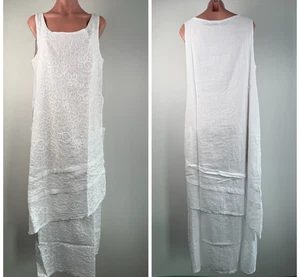 White by Nature Women Cotton Embroidered Long Nightgown White XXL NWT - Picture 1 of 16