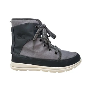 Sorel 1964 Snow Winter Boots Quarry Gray Lace Up Logo Waterproof Size US 7.5 - Picture 1 of 10