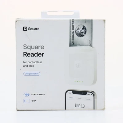 Square Credit Card Reader 2nd Gen - Contactless + Chip Bluetooth iPhone/Android - Image 1 of 3