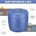 Soup Thermo for Hot Food Adults 32OZ Lunch Containers Wide Mouth M Blue