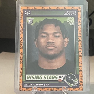 DILLON JOHNSON 2024 Score A Treat Rookie RC Orange Pumpkin Tenessee Titans #16 - Image 1 of 4