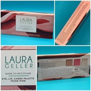 🌸 Laura Geller Made to Multitask Eye Lip Cheek Palette - Think Pink - NEU! - Bild 1 von 7