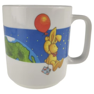 Becher mit Henkel D 7,8 cm H 9 Thomas Kindergeschirr Felix der Hase Porzellan - Bild 1 von 4