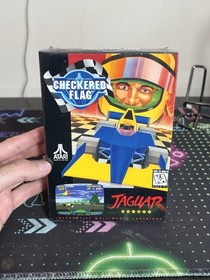 CHECKERED FLAG Atari Jaguar NEW Factory Sealed 