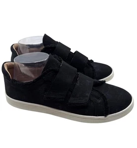 Life Stride Größe 11 Used-Look Stoff Canvas Sneaker ausgefranste Details schwarz - Bild 1 von 11