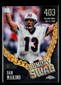 2024 Topps Chrome #SS-6 Dan Marino Sunday Swag Refractor - Picture 1 of 2