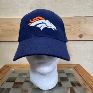Denver Broncos Hat Cap Strap Back NFL Football Mens Reebok Team Onfield - Picture 1 of 7