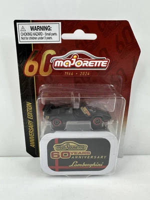 Majorette 60 周年兰博基尼 Countach 黑色 HTF  — 第 1/3 张图片