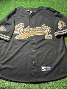 VINTAGE RARE STARTER COLORADO UNIVERSITY BUFFALOES BASEBALL JERSEY SIZE XL - Bild 1 von 7