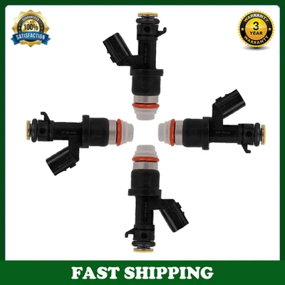 Set of 4 Fuel Injectors Fit For Acura ILX 2.4L L4 2013 2014 2015 16450R40A01 NEW - Image 1 of 4