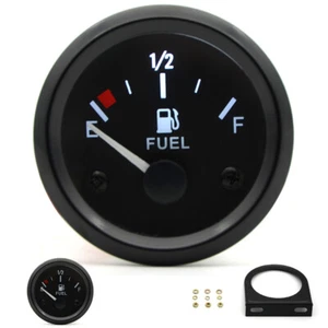 2" 52mm Universal Car Fuel Level Gauge Meter With Fuel Sensor E-1/2-F Pointer UK - Picture 1 of 10