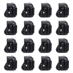 Esquinas de protección de altavoces 16 piezas negras para escenario y muebles - Imagen 1 de 12