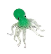 Green Ooey Gooey Squeeze Octopus Squishy Squeezable Tactile Fidget