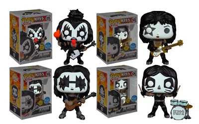 Kiss - I Was Made For Poppin’ You Pop! Paquete Vinilos (Juego de 4) + PROTECTOR POP Foto 1 de 4