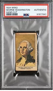 🔥PSA Authentic🔥 George Washington 1924 W562 President Strip Card 💥LOW POP - Picture 1 of 5