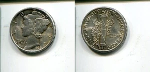 USA 1936 - 1 Dime in Silber, stgl. - MERCURY  - Erhaltung! - Bild 1 von 1