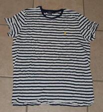 Blue & White Striped Jr XL 13 / 14 Stretchy Cotton Tee Shirt RALPH LAUREN SPORT