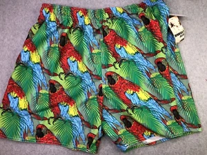 Newport Blue Men’s Size 2X Parrot Print Night Green Multicolored Print NWT’s - Picture 1 of 6