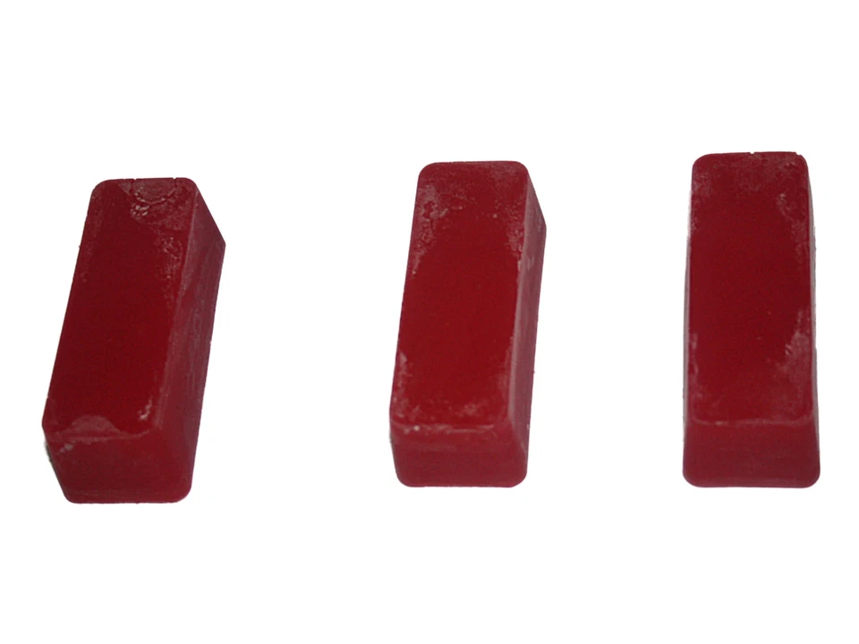 Ski Snowboard hot Wax lot 3 bars total 145gram Red All Temp non toxic wax - Image 1 of 1