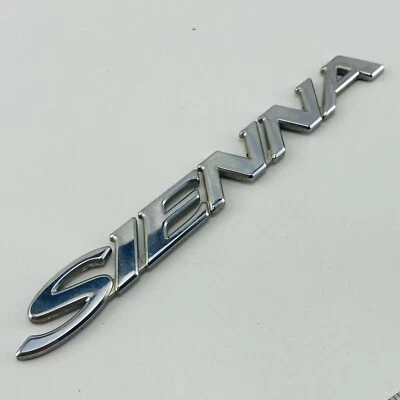 2004-2006 Toyota Sienna Emblem Letters Logo Badge Trunk Gate Rear Chrome OEM E12 - Image 1 of 4