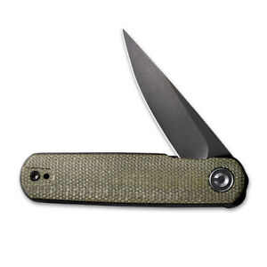 CIVIVI Lumi Liner Lock C20024-1 Knife 14C28N Steel & Green Micarta