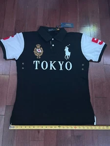 Big pony Polo Ralph Lauren Black ANY size Tokyo Shirt Brand New - Picture 1 of 5