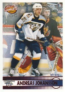 2002-03 Pacific Complete Hockey Red #434 Andreas Johansson 086/100