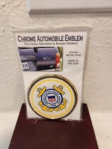 Pegatina cromada para parachoques de automóvil de la Guardia Costera de los Estados Unidos  - Imagen 1 de 2