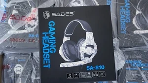 SADES SA810 On the Ear Wired Gaming Headset -Camouflage - Picture 1 of 3